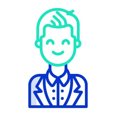 avatar simgesi web vektör çizimi