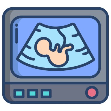 Tarama yap. Web simgesi basit illüstrasyon