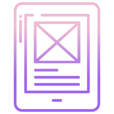 çerçeve simge vektör çizim 