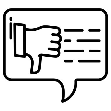 Web tasarımı için geribildirim simgesi, vektör illüstrasyonu