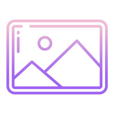 Resim vektör simgesi, resim vektörü simgesi