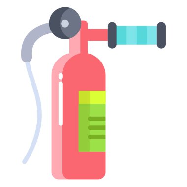 Yangın söndürme simgesinin vektör çizimi