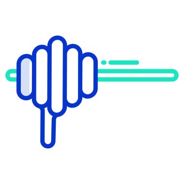 Tatlım. Web simgesi basit illüstrasyon