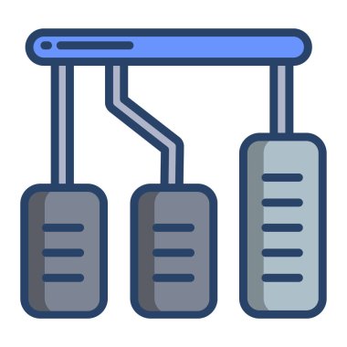 İnşaat ekipmanı simgesinin vektör illüstrasyonu