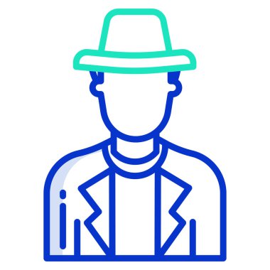 Basit vektör simgesi, Şerif 'in çizimi