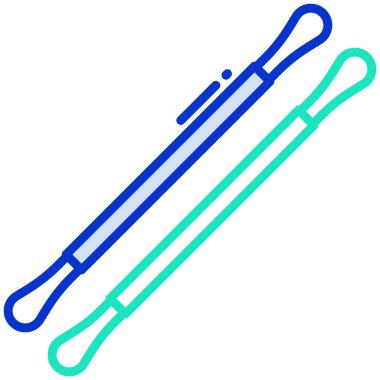 Kulaklıklar. Web simgesi basit tasarım