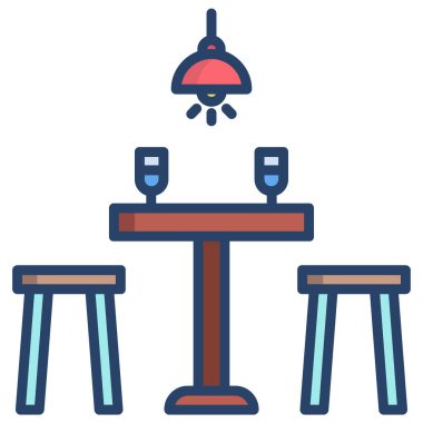 Beyaz arkaplanda basit vektör simgesi