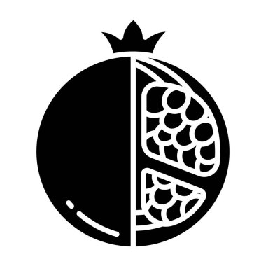 ananas meyve ikonu vektör illüstrasyon tasarımı