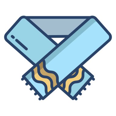 Atkı ağı simgesi, vektör illüstrasyonu