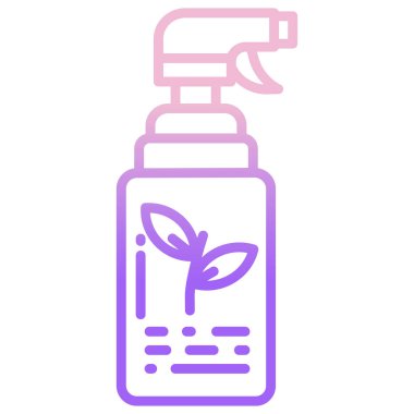 Sprey şişe ikonu. Web için basit vektör simgesi