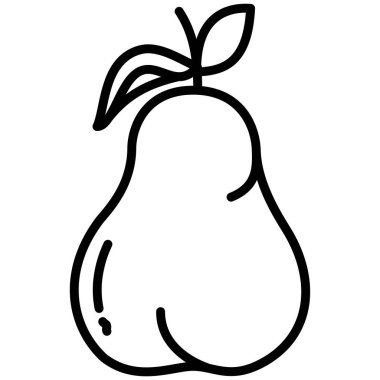 armut ağ simgesi basit illüstrasyon