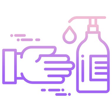 Basit vektör simgesi, Antiseptik illüstrasyonu