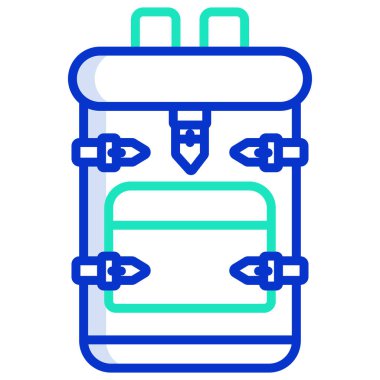 El çantası simgesini, basit vektör çizim