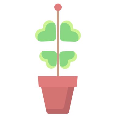 Bitki. Web simgesi basit tasarım