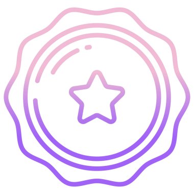 Yıldız. Web simgesi basit illüstrasyon