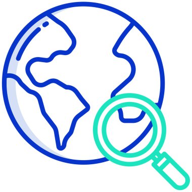 Basit vektör simgesi, Arama konsepti