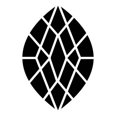 Elmas. Web simgesi basit tasarım