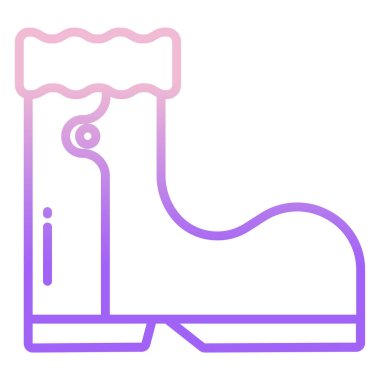 Lastik bot. Basit illüstrasyon