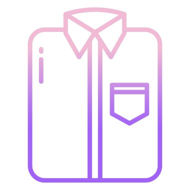 Gömlek Ağı simgesi basit vektör illüstrasyonu