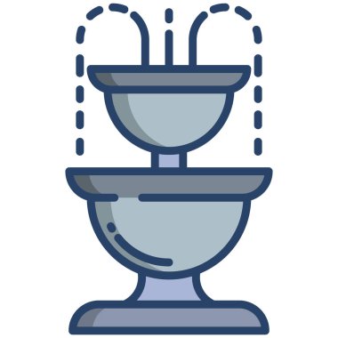 Tuvalet. Web simgesi basit tasarım