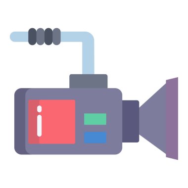 Kamera. Web simgesi basit illüstrasyon