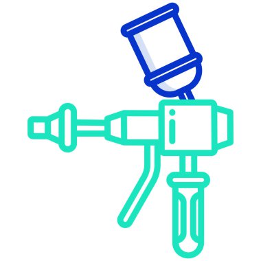 Bir gaz simgesinin vektör illüstrasyonu
