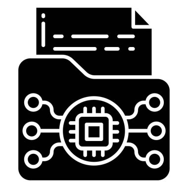 dosya web simgesi, vektör illüstrasyonu