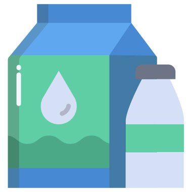 süt ağı simgesi, vektör illüstrasyonu