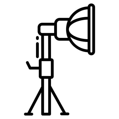 şemsiye basit simgesi, vektör çizim