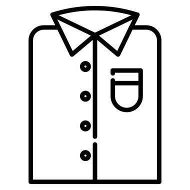 Gömlek Ağı simgesi basit vektör illüstrasyonu