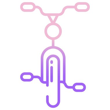 Basit vektör simgesi, Bisiklet illüstrasyonu