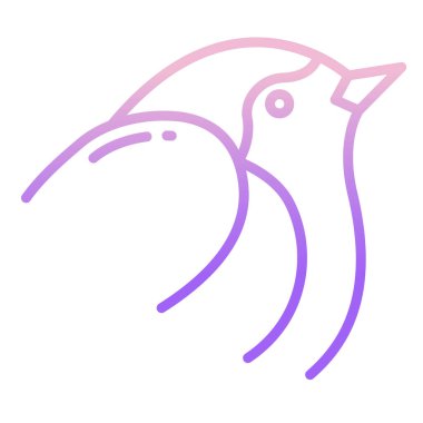 Robbin simgesinin vektör illüstrasyonu