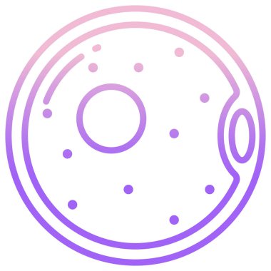 donut. Web simgesi basit tasarım
