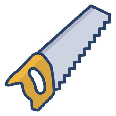Gördüm. Web simgesi basit illüstrasyon