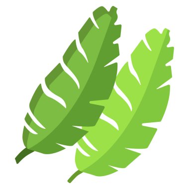 Yaprak simgesi, vektör illüstrasyonu 