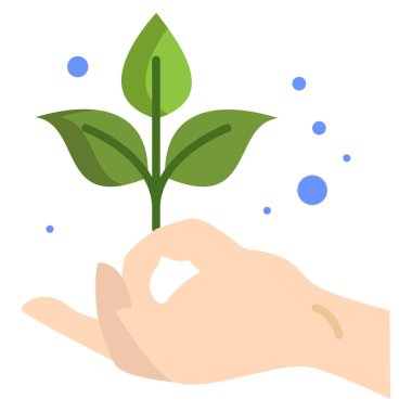 Basit vektör simgesi, Ayurveda illüstrasyonu