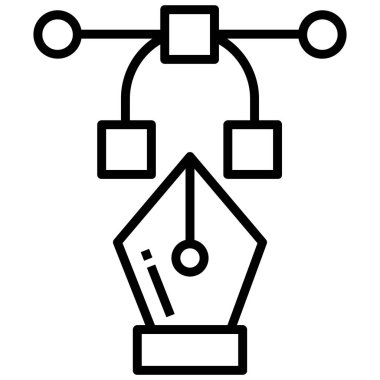 Başlangıç. Web simgesi basit illüstrasyon