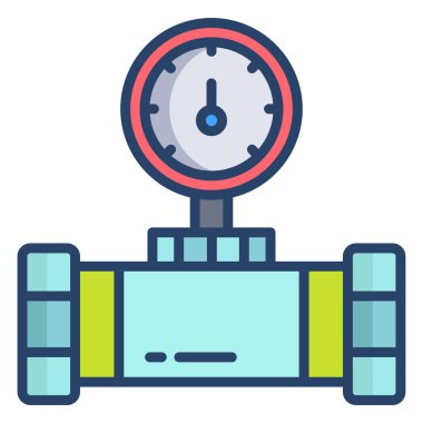 gaz tankı simgesi, vektör illüstrasyonu