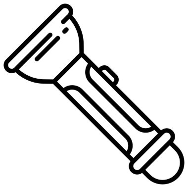 el feneri. Web simgesi basit illüstrasyon