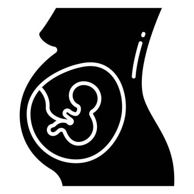 Basit vektör simgesi, Bebek Dönüşü illüstrasyonu