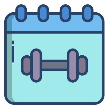 Randevu. Web simgesi basit illüstrasyon