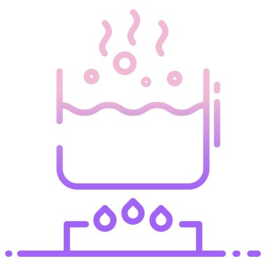 Su. Web simgesi basit illüstrasyon