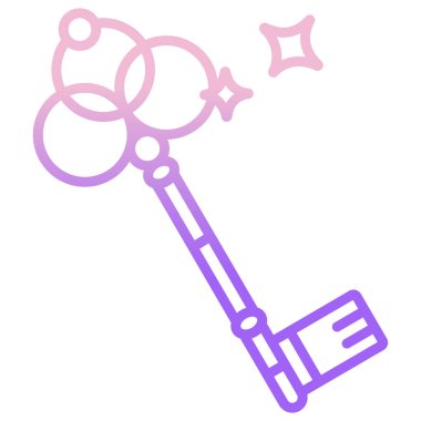 Anahtar. Web simgesi basit illüstrasyon 