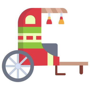 tren. Web simgesi basit illüstrasyon