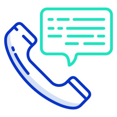 telefon web simgesi, vektör çizim 