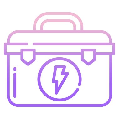 Araç kutusunun vektör illüstrasyonu