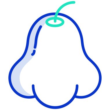 Gül elması. Web simgesi basit illüstrasyon