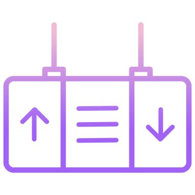 Teslimat. Web simgesi basit illüstrasyon