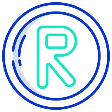 Para simgesi, vektör illüstrasyonu