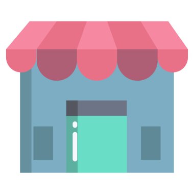 Basit vektör simgesi, depolama illüstrasyonu